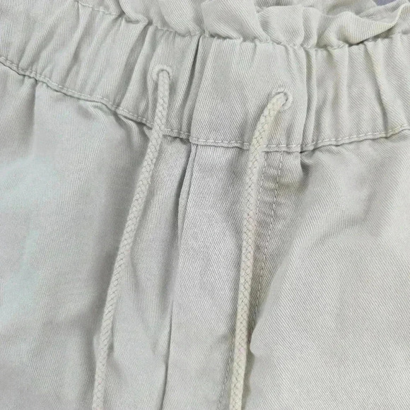 Loft Tan Pull On Elastic Drawstring Waist Shorts with Side & Back Pockets XS - Picture 3 of 15